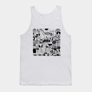 Graffiti print Tank Top